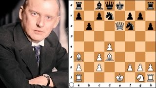 Alekhine Crushes Amateur During Simul In 11 Moves With A Boden's Mate!