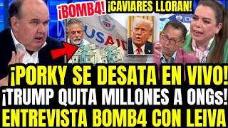 BOMB4! PORKY SE DESATA CON MILAGROS LEIVA EN ENTREVISTA: TRUMP LE CORTA FINANCIAMIENTO A CAVI4RES