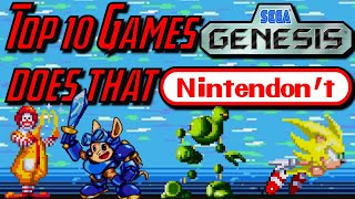 Top 10 Sega Genesis Exclusive Games (Genesis Does What Nintendon't) (Cygnus Destroyer Reupload)