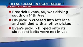 One dead after Saturday night crash in Scottsbluff
