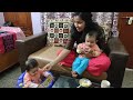 twins baby morning routine देखिये कैसे सुबह होती हे जुड़वा बच्चो कि twinbaby babymorningroutine