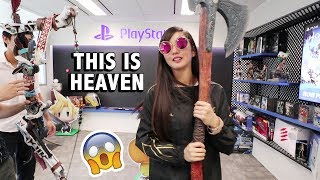 PLAYSTATION OFFICE TOUR!! (+giveaway)