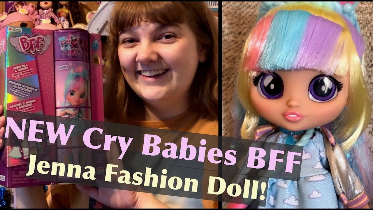 NEW 2022 Cry Babies BFF Fashion Dolls By IMC Toys - Jenna Doll ...