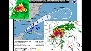 Tropical Storm Alex Hitting Florida Tonight And Tomorrow