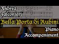 A. Falconieri - Bella porta di rubini (Piano Accompaniment + Sheet Music)