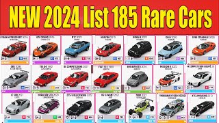 NEW 2024 List 185 Rare Cars in Forza Horizon 5