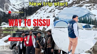 Delhi to sissu | अब गाड़ी ली है तो इंजन चेक करना बनता ह | #travel #manali #mountains