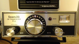 Old Radio Night - 02/09/2019 - Sears model 6136712 23 ch from 1976