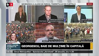 TALK B1 CU GABRIELA MIHAI. GEORGESCU ȘI SIMION, ALĂTURI LA MAREA HORĂ ÎN BUCUREȘTI. P2