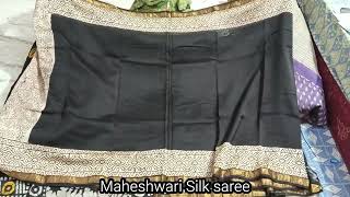 Maheshwari Silk Sarees new collection ।। Free shipping ।। silk Sarees collection।। part 383