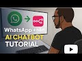 How to Connect WhatsApp with n8n & Build a Simple AI Chatbot (Step-by-Step Tutorial)