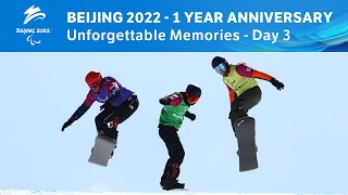 Beijing 2022 - 1 Year Anniversary: Unforgettable Memories of Day 3 | Paralympic Games
