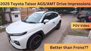 2025 Maruti Suzuki Fronx/Toyota Taisor AGS/AMT POV Drive Review|Rejected i20 cvt #automobile #fronx