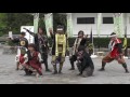 「葵」武将隊◆雷神紅 ｿﾛ 井伊直政 棍棒ver. aoi 2015.09.26pm