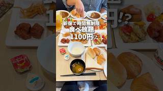 新宿で時間無制限食べ放題が1100円！？