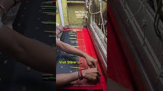 Making of Sankranti Special Colour #traditional #silk #saree #wear #shop