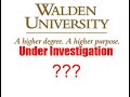 Walden University Under Investigation by Dept of Education, Dept of Justice, Dept of Veterans