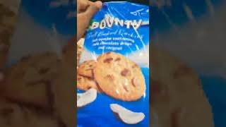 BOUNTY SOFT BAKED CHOCOLATE DROPS AND COCONUT COOKIES #GroceryStoreFinds #shorts