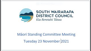 Māori Standing Committee Meeting 23 November 2021