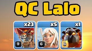 Townhall 12 to Townhall 17 attacks using QC Lalo | Road to 100 winstreak