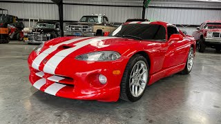 1998 Dodge Viper, GTS coupe supercar sports car v10 well spec car for sale Davis auto sales