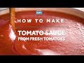 How to Make Tomato Sauce from Fresh Tomatoes How to Make Tomato Sauce from Fresh Tomatoes