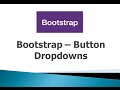 Bootstrap 3 Tutorials - #14 Button Dropdowns