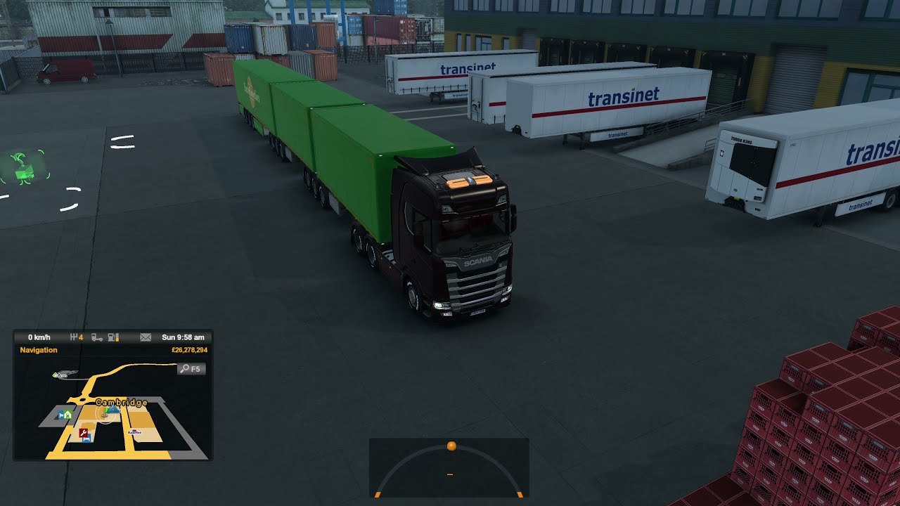 Ets2 Tutorial: How To Reverse A B-triple (B-train/class1 Semi ...