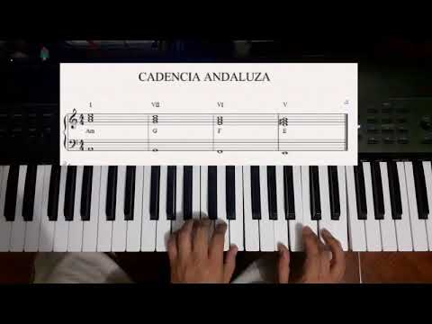 CADENCIA ANDALUZA (piano) PARTE 01 - YouTube