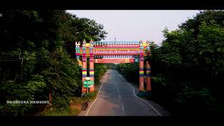 keesaragutta temple and keesara town drone view by nagendra hawking