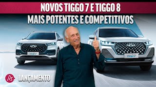 BORIS CONFERIU DE PERTO OS NOVOS CAOA CHERY TIGGO 7 E TIGGO 8 DE 317 CV