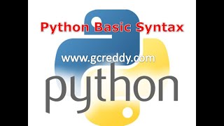 4. Python Programming Language Basic Syntax