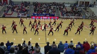 DCHS Drill Team performs to Levitating and Shut it Down!