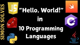Coding "Hello, World!" in 10 Programming Languages!