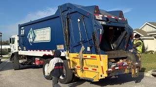 Waste Connections Kenworth McNeilus + MRU Goliath Rear Loader Garbage Trucks