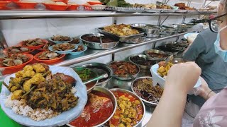 槟城大路后阿添茶室经济杂菜饭午餐 Penang Perak Road Economy Mixed Rice Lunch