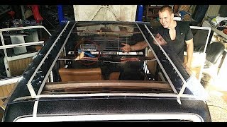 How to make a panoramic sunroof on a car for $ 80 - VazZilla, part 2