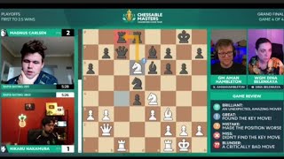 Magnus Carlsen Sacrifices Queen against Hikaru Nakamura‼️