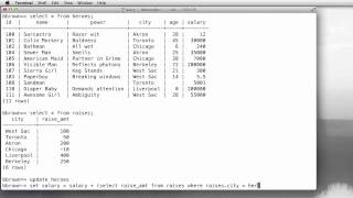 SQL: Update using correlated subquery