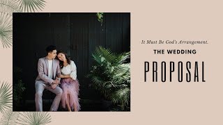 It Must Be God's Arrangement // Our KLIA Wedding Proposal