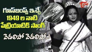 Vedalipo Vedalipo Goosebumps Song | Mana Desam Movie Patriotic Song @ 1949 | Old Telugu Songs