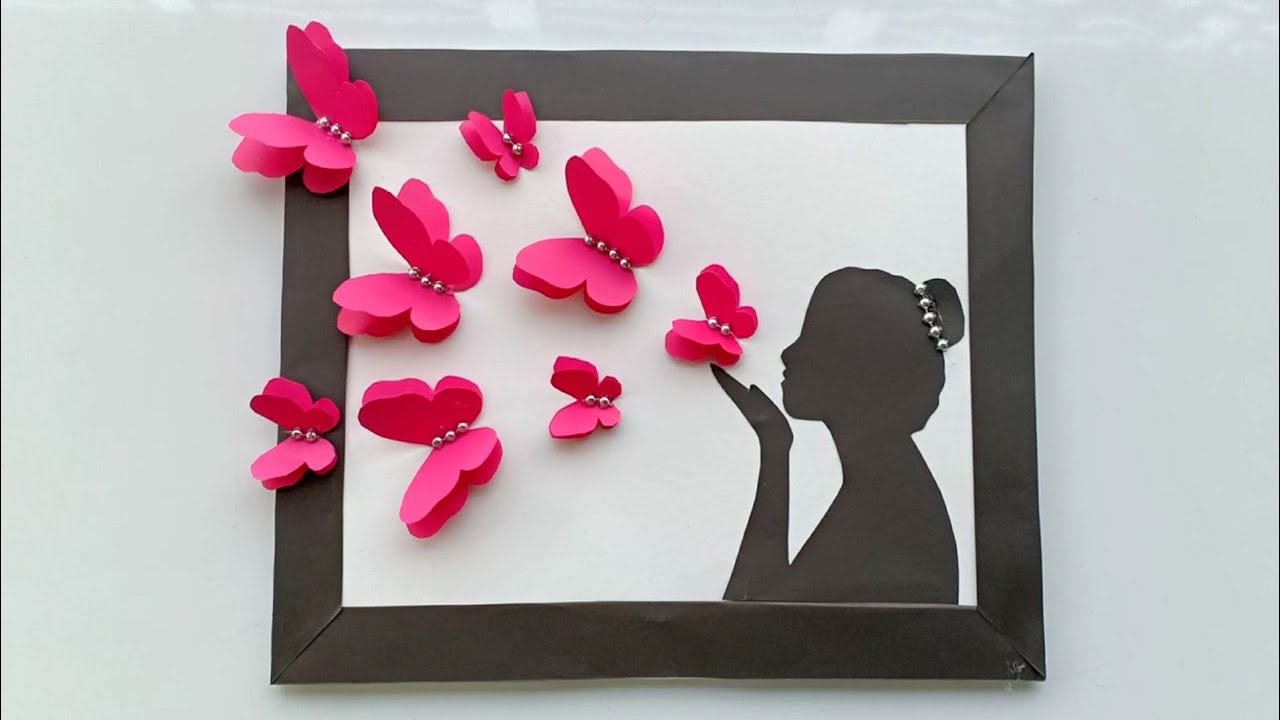 Paper Craft Wall Hanging Butterfly Joicefglopes Paper Craft Wall Hanging Butterfly Joicefglopes