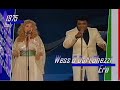 eurovision 1975 Italy 🇮🇹 Wess & Dori Ghezzi - Era ᴴᴰ