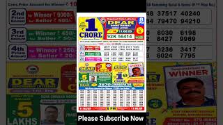 NAGALAND Lottery SAMBAD DEAREVENING 08 PM RESULT TODAY 11.02.2025 STATE DEAR LOTTERY