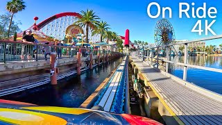 [4K-On Ride] IncrediCoaster - POV Day & Night - Disney California Adventure