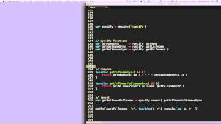 Getting rid of Javascript Callbacks with Syncify.js