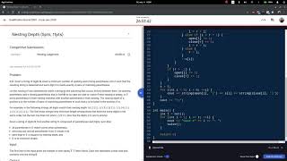 Google Code Jam 2020 Qualification Round sleepy screencast