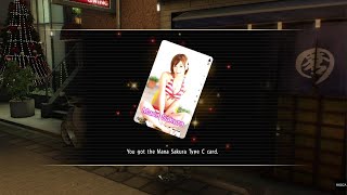 YAKUZA 0 Sotenbori Telephone Cards: No.3 Mana Sakura Type C card