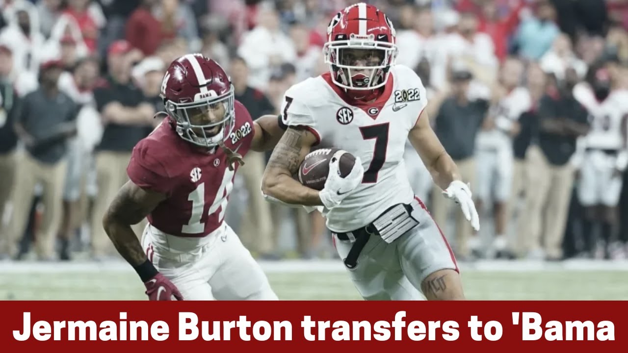 Jermaine Burton Transfers From Georgia To Alabama - YouTube