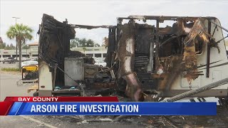 Update: Suspect set fire to RV, then went to get cup of coffee